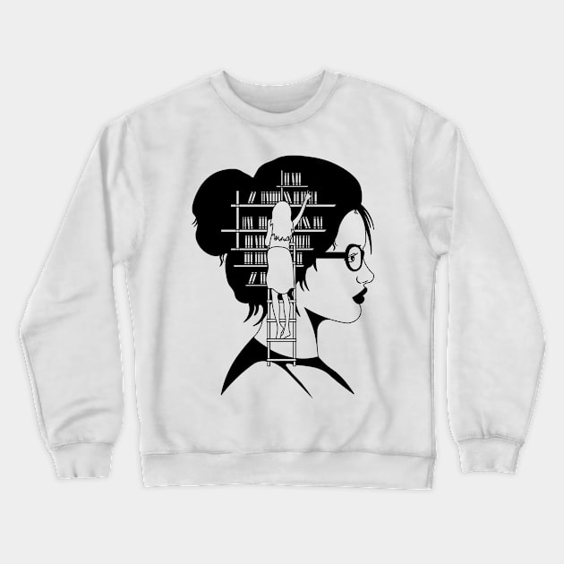 Librarian Book Lover Crewneck Sweatshirt by Alex21